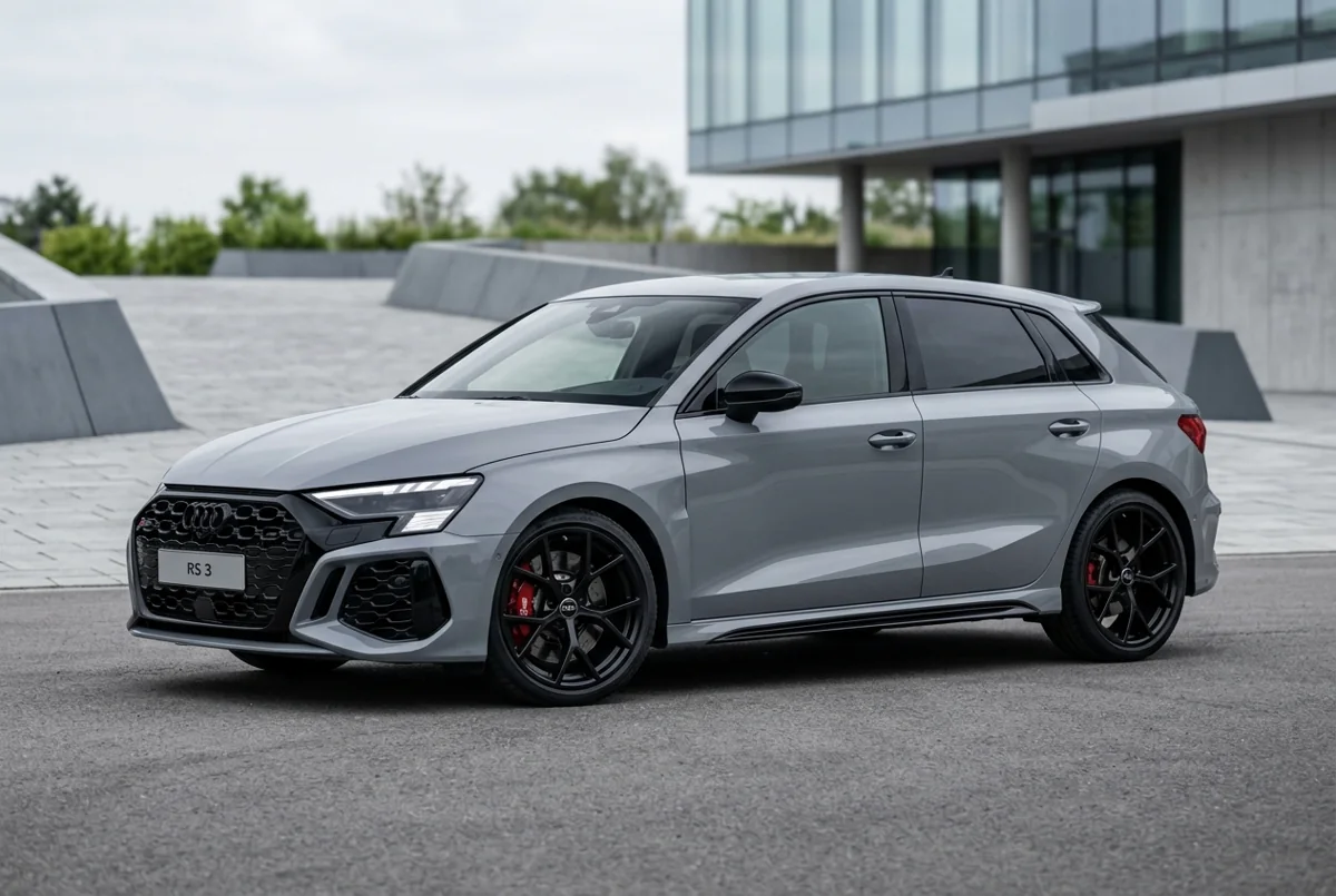 Audi RS3 Sportback — illustrative model visual