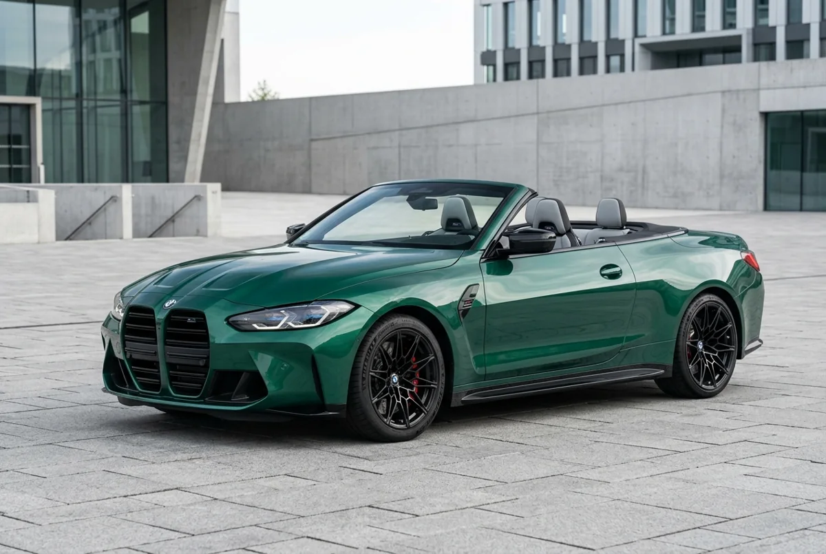 BMW M4 Competition Cabriolet — illustrative model visual