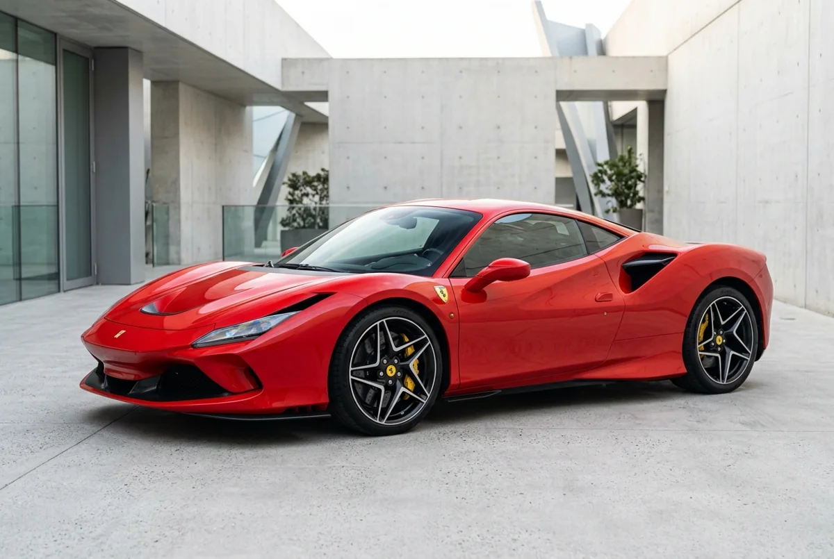 Ferrari F8 Tributo — illustrative model visual