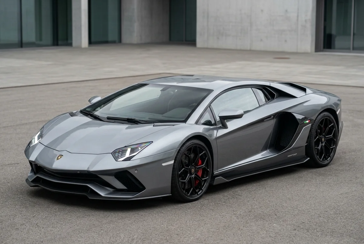Lamborghini Aventador Ultimae — illustrative model visual