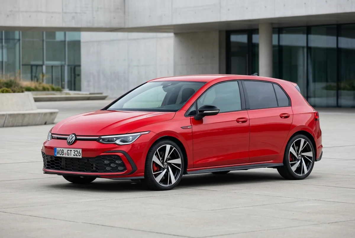 Volkswagen Golf 8 GTI — illustrative model visual